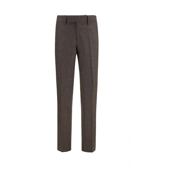 Lardini Brown Viscose Dress Pants