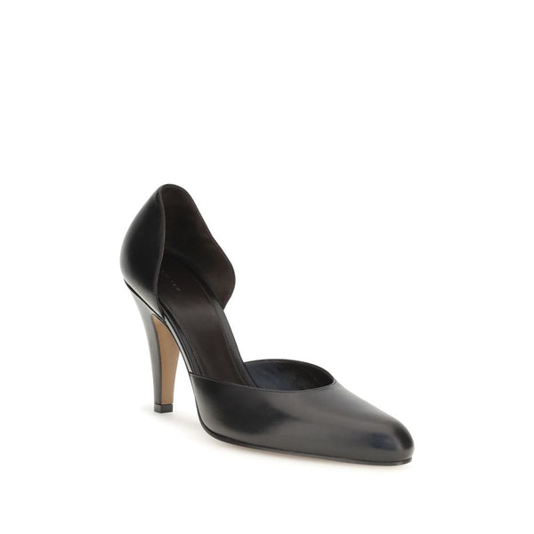 The Row Black Lamb Ovis Aries High Heel Pumps