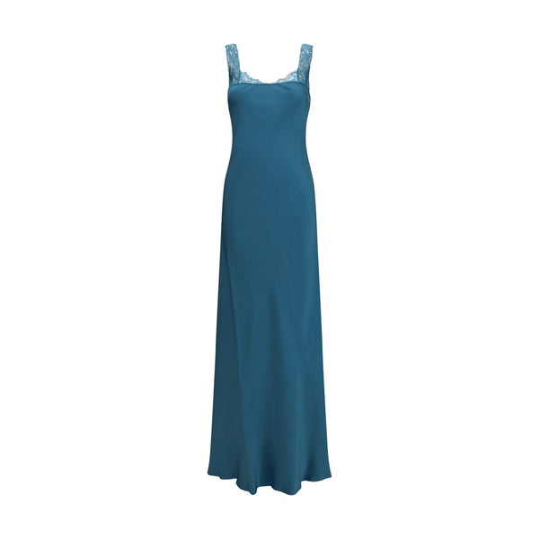 Forte_Forte Blue Acetate Long Dress