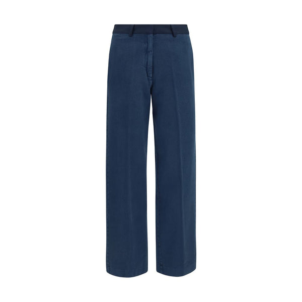 Forte_Forte Blue Cotton Chino Pants
