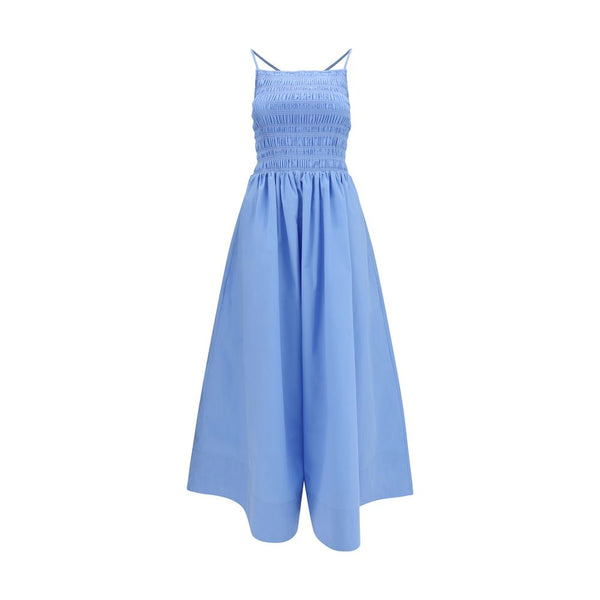 Ganni Blue Cotton Casual Dress