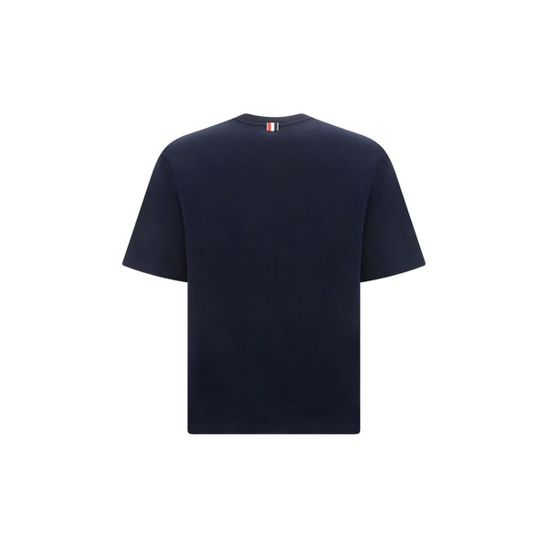 Thom Browne Blue Cotton T-Shirt