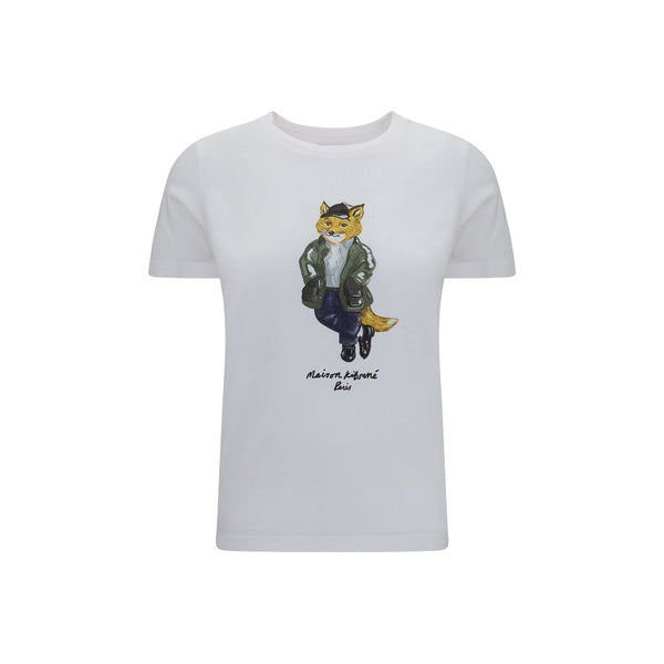 Maison Kitsuné White Cotton T-Shirt