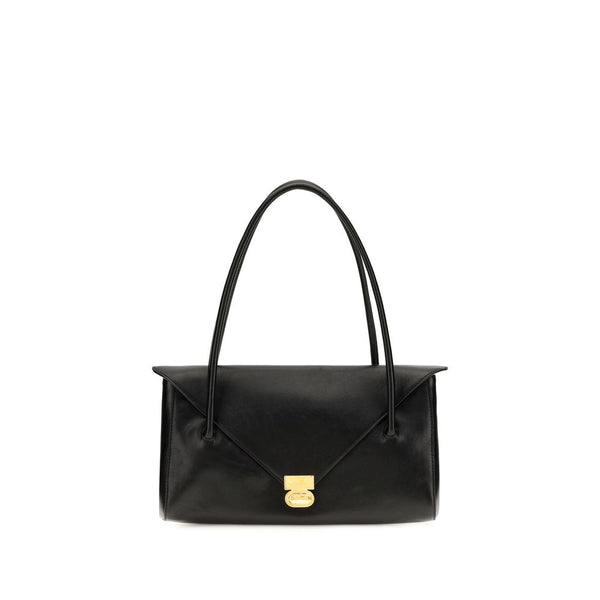 Marni Black Calf Leather Bos Taurus Shoulder Bag
