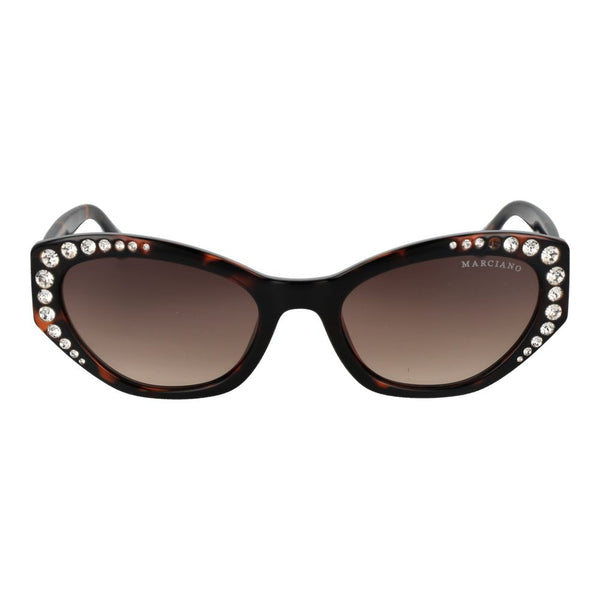 Marciano by Guess Brown Plastic Sunglasses