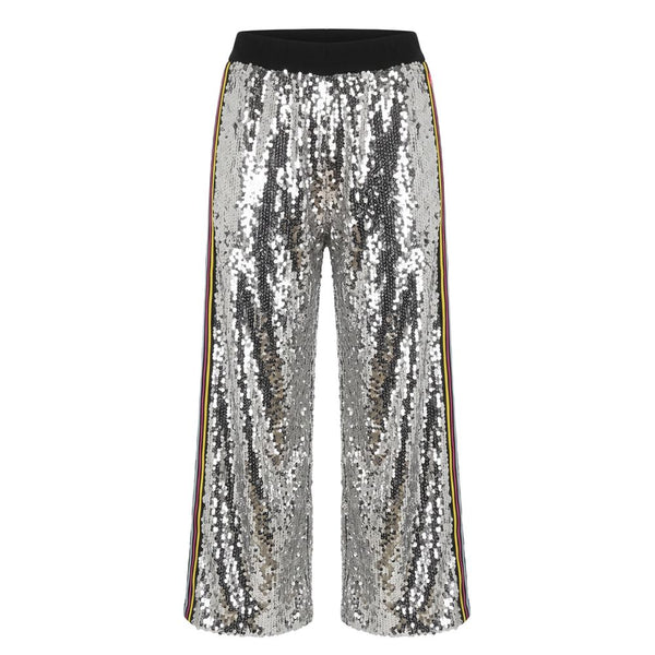 Trussardi Jeans Grey Polyester Women Pants