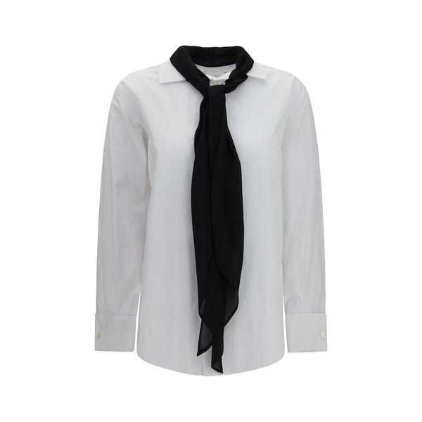 Sacai White Polyester Dress Shirt