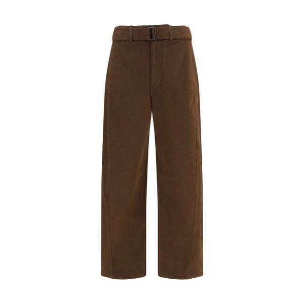 Lemaire Brown Cotton Casual Pants