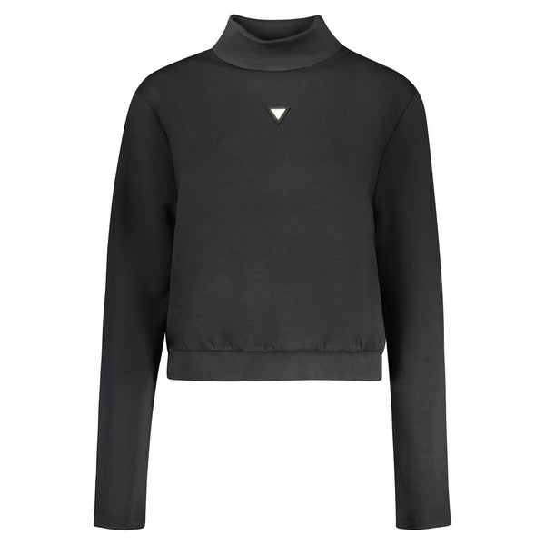 Guess Jeans Nero Poliestere Women's Sweatshirt