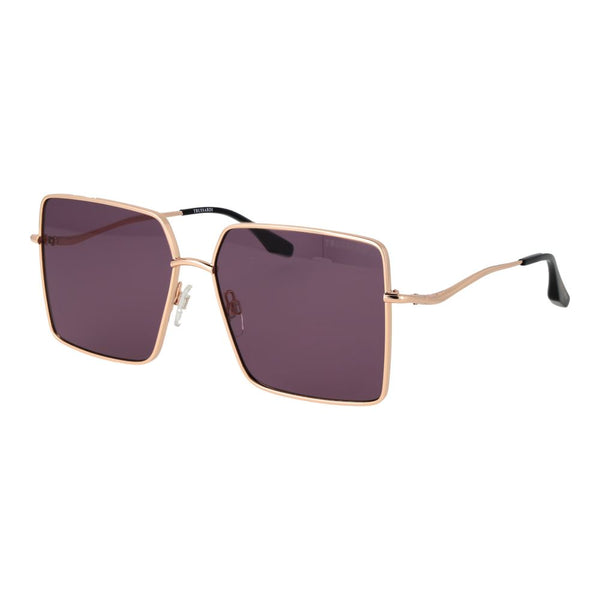 Trussardi Gold Stainless Steel Sunglasses