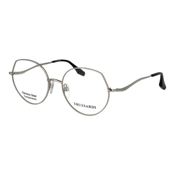Trussardi Silver Stainless Steel Glasses (Frames)