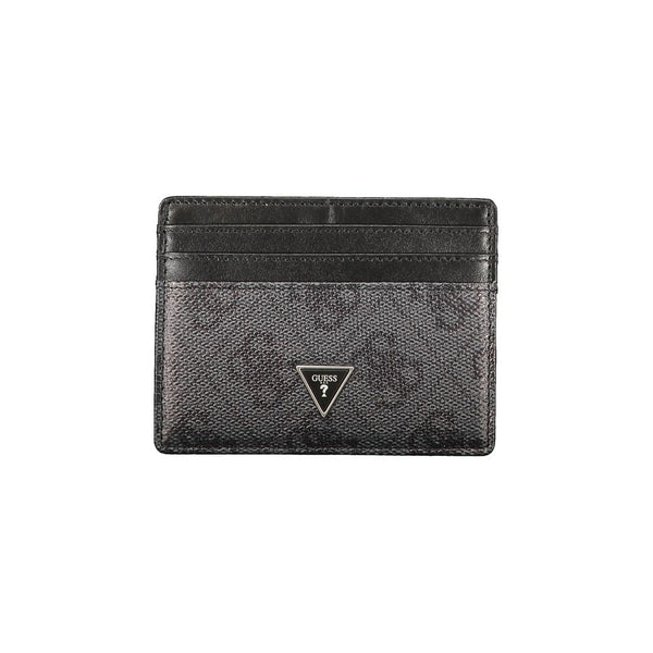 Guess Jeans Black Leather Men Wallet