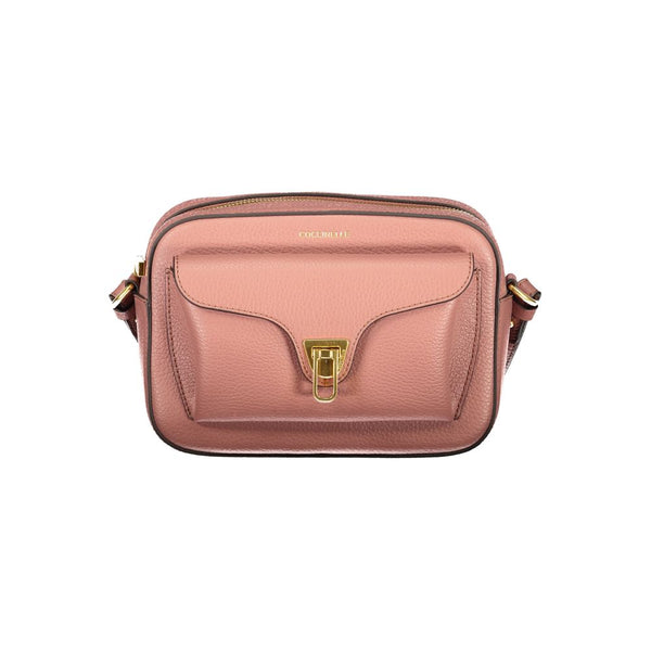 Coccinelle Pink Leather Handbag