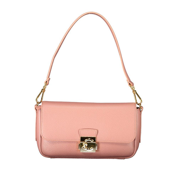 Coccinelle Pink Leather Handbag