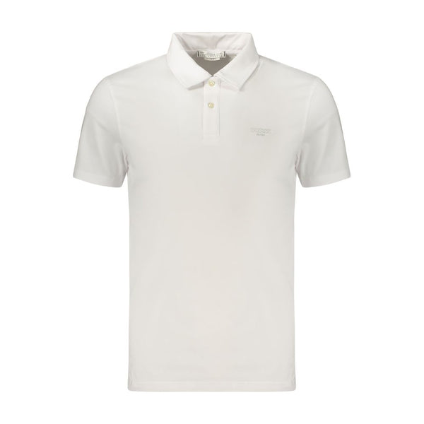 Guess Jeans Bianco Cotton Men Polo