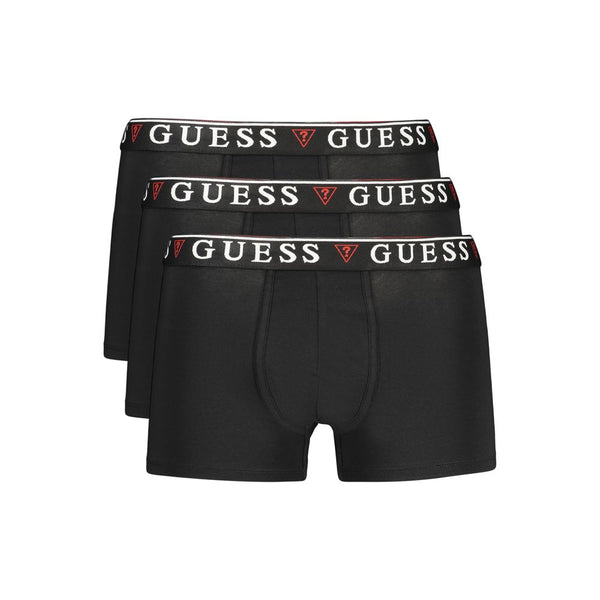 Guess Jeans Black Cotton Men Underwear