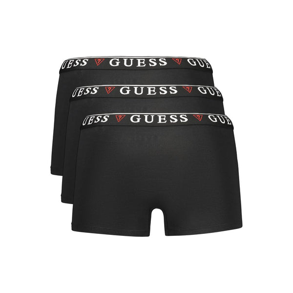 Guess Jeans Black Cotton Men Underwear
