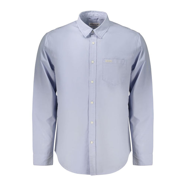 Guess Jeans Azzurro Cotton Men Shirt