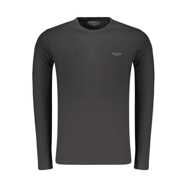Guess Jeans Black Cotton Men's T-Shirt