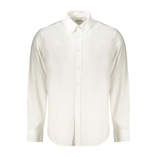 Guess Jeans White Cotton Men's Shirt