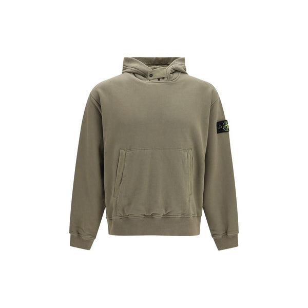 Stone Island Bicolor Cotton Sweatshirt