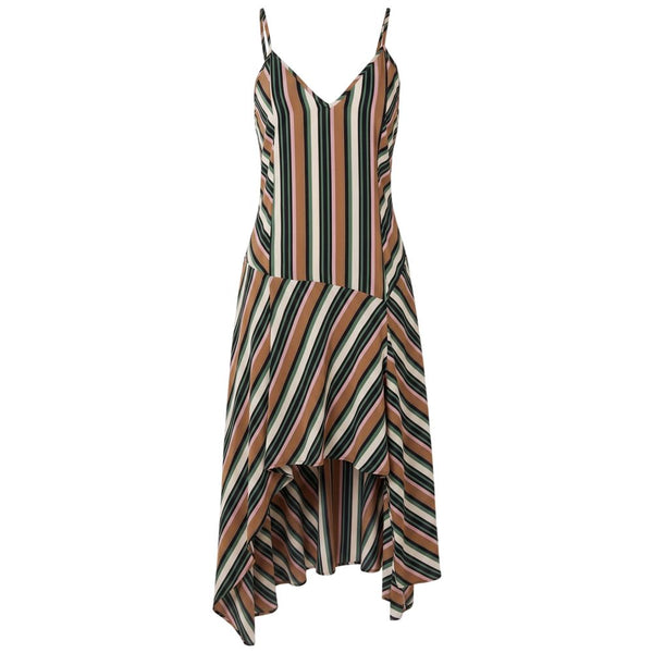 Trussardi Jeans Brown Viscose Women Dress