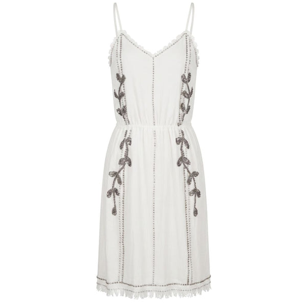 Trussardi Jeans White Cotton Women Dress