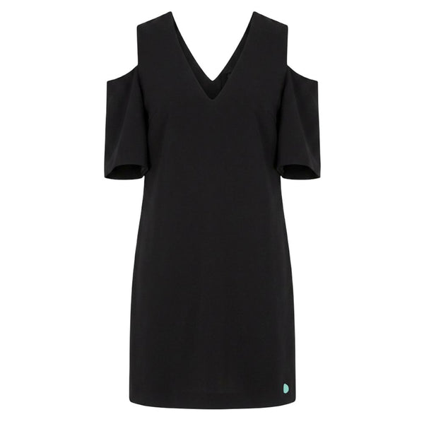Trussardi Jeans Black Polyester Women Dress
