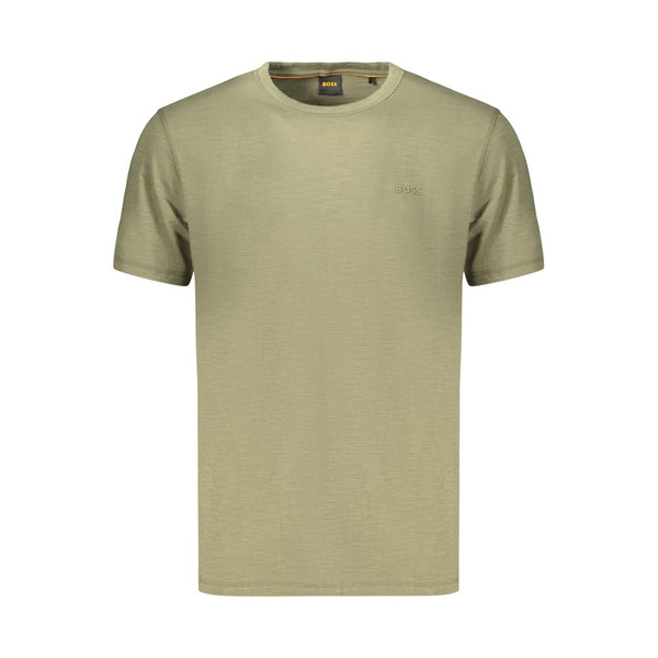 Hugo Boss Green Cotton Men's T-Shirt