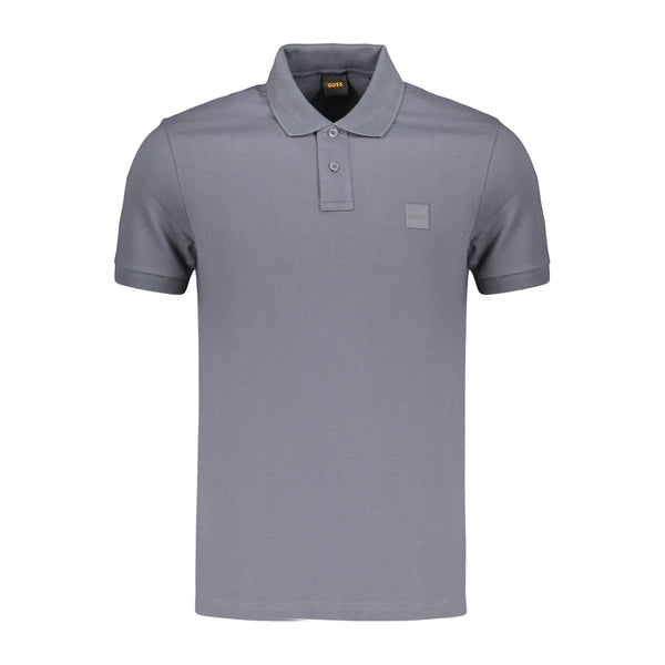 Hugo Boss Blue Cotton Men's Polo Shirt