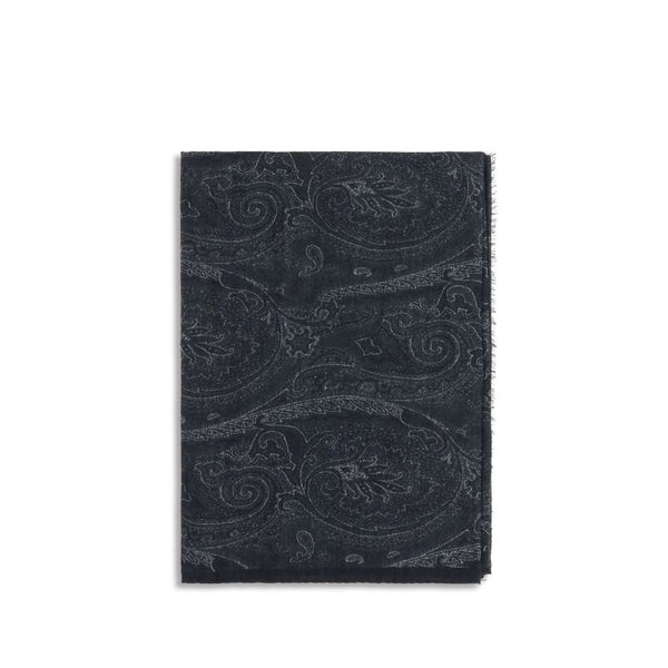 Etro Black Modal Scarf