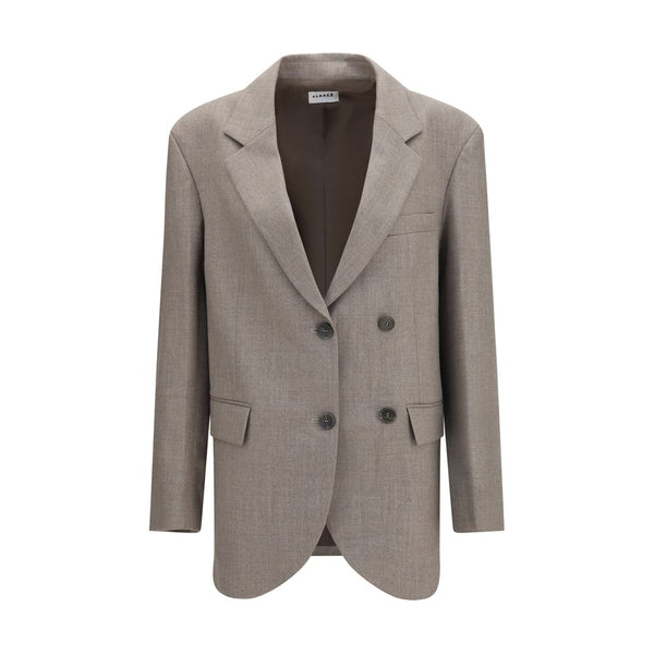 P.A.R.O.S.H. Beige Wool Oves Aries Blazer