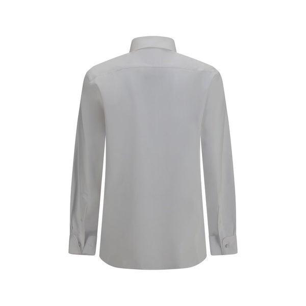 Giorgio Armani White Cotton Dress Shirt
