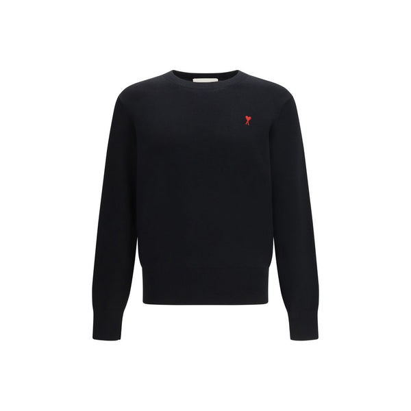 Ami Paris Black Cotton Sweatshirt
