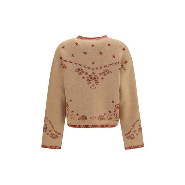 Alanui Brown Wool Oves Aries Full-Length Jacket