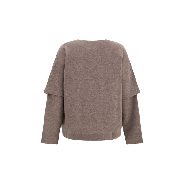 Darkpark Brown Wool Oves Aries Sweatshirt