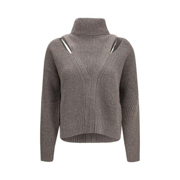 P.A.R.O.S.H. Beige Wool Oves Aries Sweatshirt