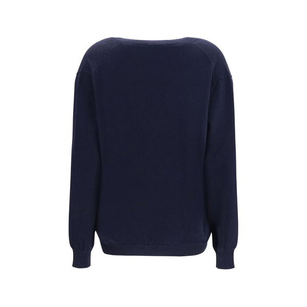 Malo Blue Cashmere Sweater