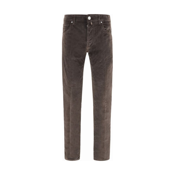 Jacob Cohen Brown Cotton Casual Pants