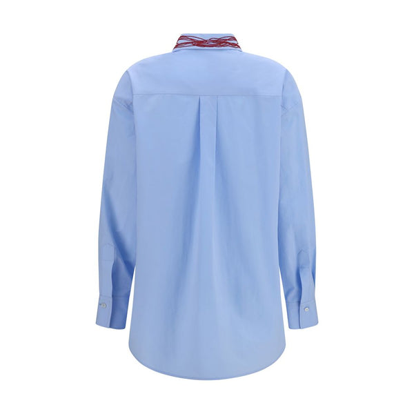 Fabiana Filippi Blue Cotton Dress Shirt