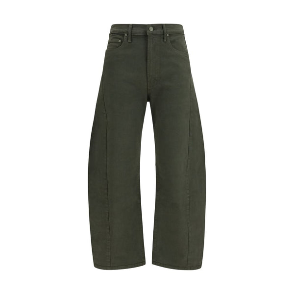 Mother Denim Bicolor Cotton Relaxed Fit Jeans
