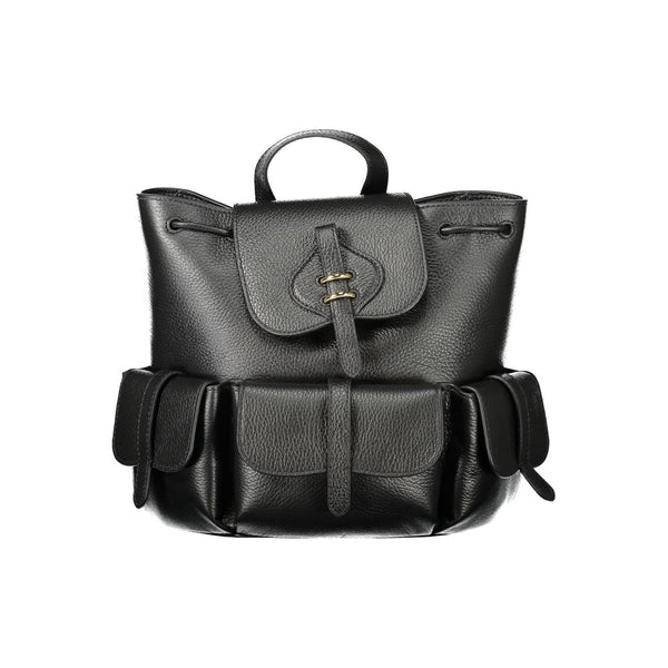 Coccinelle Nero Leather Women's Backpack