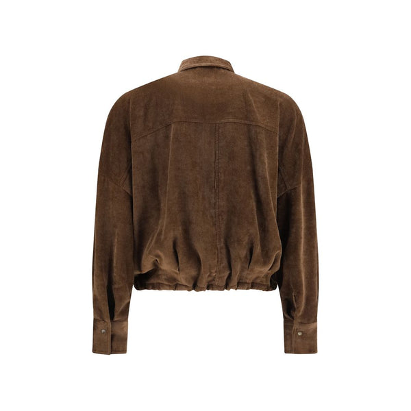 Brunello Cucinelli Brown Viscose Shirt