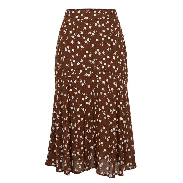 Trussardi Jeans Brown Viscose Women Skirt