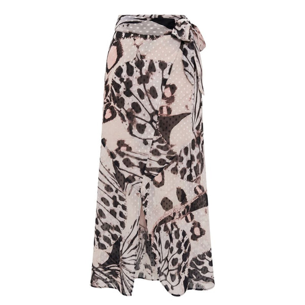Trussardi Jeans Pink Polyester Women Skirt