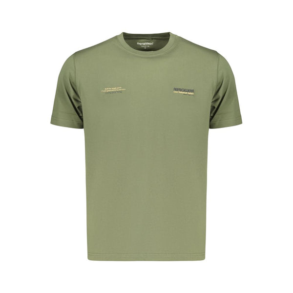 Refrigiwear Green Cotton Men's T-Shirt