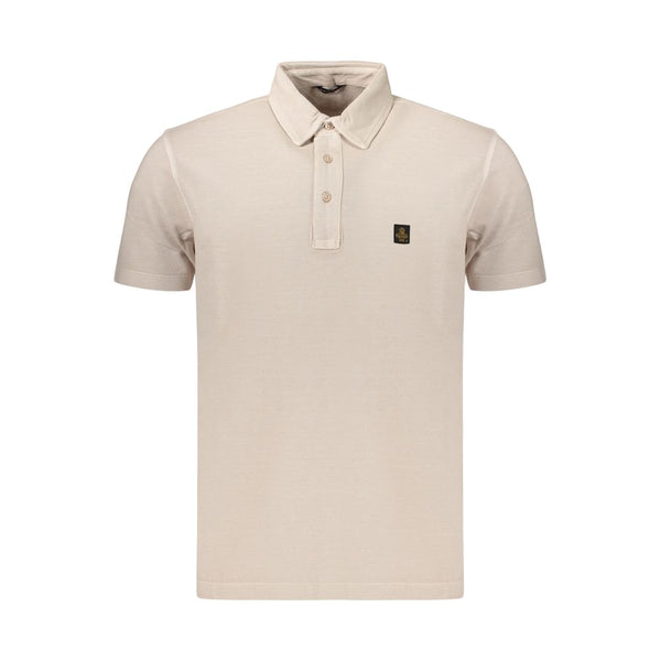 Refrigiwear Beige Cotton Men's Polo Shirt