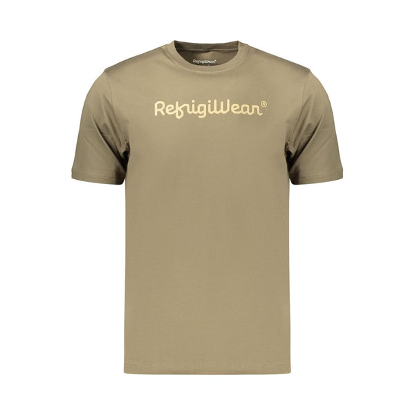 Refrigiwear Green Cotton Men's T-Shirt