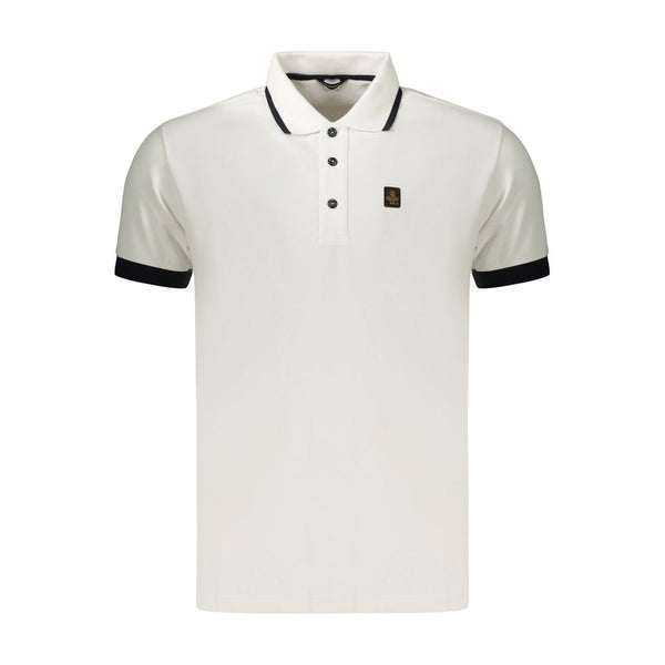 Refrigiwear White Cotton Men's Polo