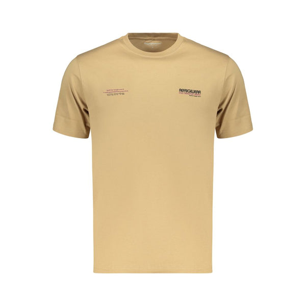 Refrigiwear Brown Cotton Men's T-Shirt